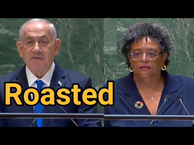 Barbados (population 250k) PM’s extraordinary attack on Netanyahu for selective use of Bible in UN | Janta Ka Reporter