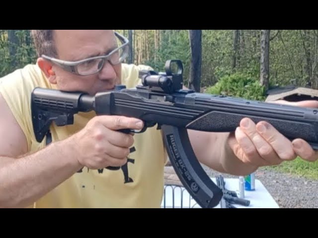 Feyachi RSL-88 Reflex Sight on Ruger 10/22 ... 100 yd shooting
