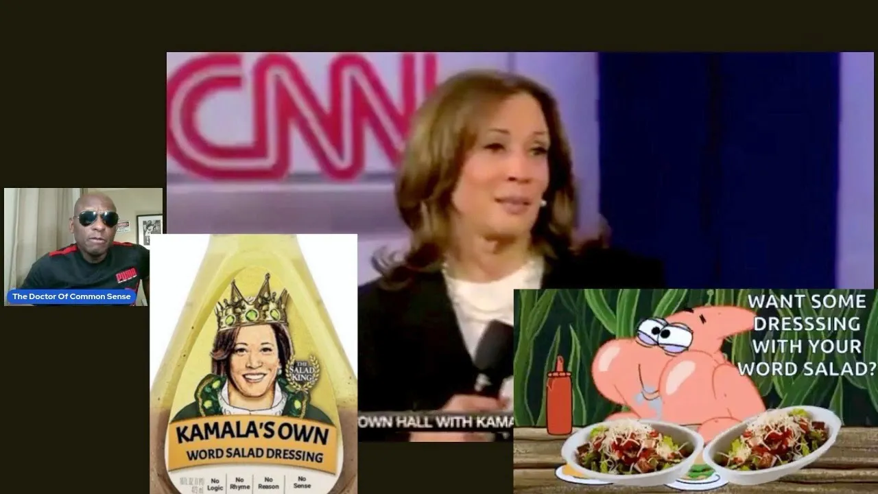 Kamala Harris Gave The Worst Answer Ever At CNN Townhall (The Doctor Of Common Sense)