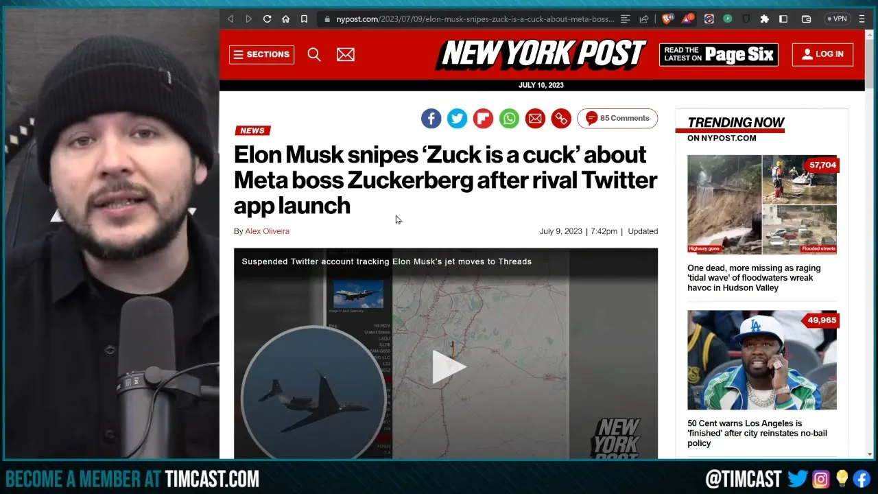Elon Musk Calls Zuck A Cuck, Wants To MEASURE ZUCK'S JUNK, After Threads SHATTERS 100M Users