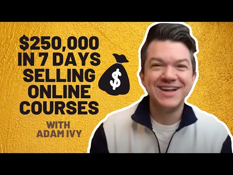 How Adam Ivy Made $250,000 In 7 Days With His Launch (And Is Impacting Thousands Of Musicians...)
