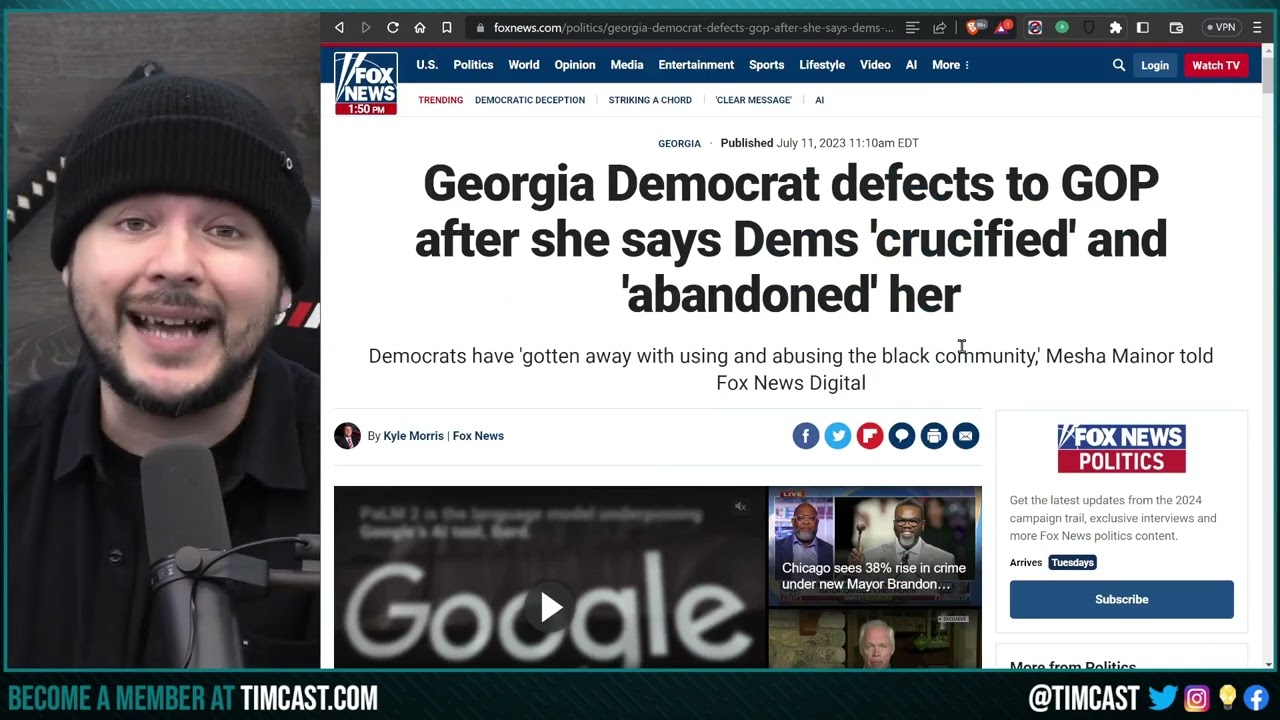 Georgia Democrats QUITS PARTY And Joins GOP, Says Democrats Abandoned Her, 2024 is LIGHTING UP