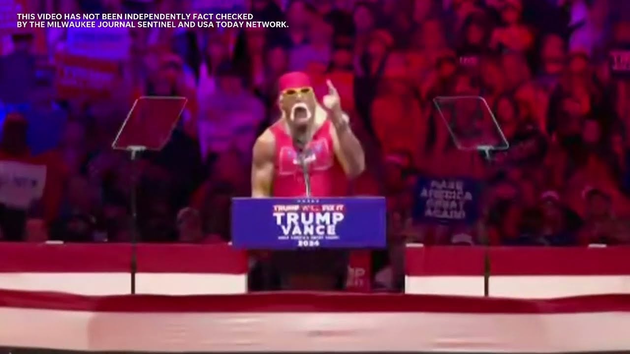 Hulk Hogan speech at Donald Trump rally at MSG!!!