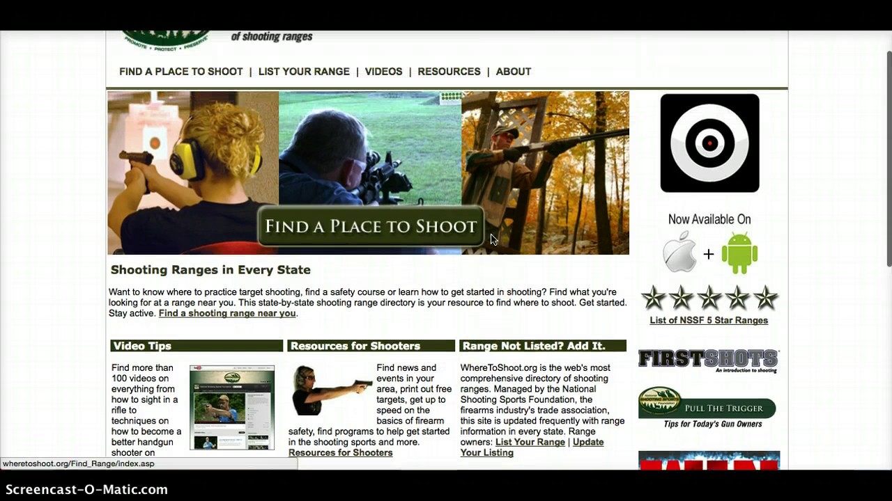 How to find a shooting range, just about anywhere!