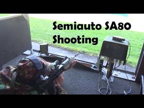 SA80 / L85A1 semiauto Part 2: zeroing and shooting at 300m