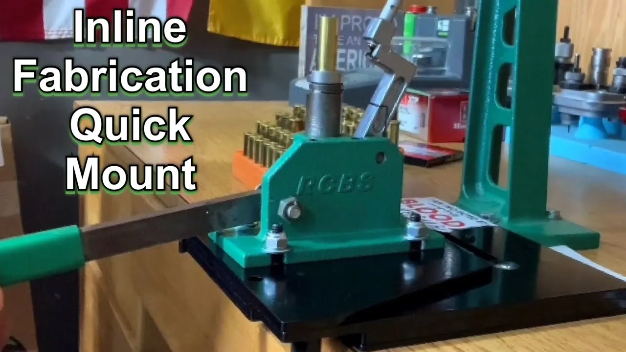 Inline Fabrication Quick Change Mount for the RCBS Automatic Bench Priming Tool