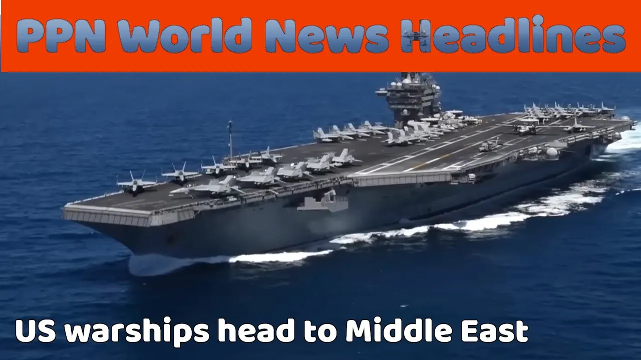 PPN World News Headlines - 5 Aug 2024 • US send warships to Middle East • Houthis downs US drone