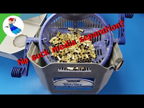 IS THIS THE BEST WAY TO SEPARATE RELOADING BRASS AND TUMBLE MEDIA // The Frankford Arsenal Wet/Dry