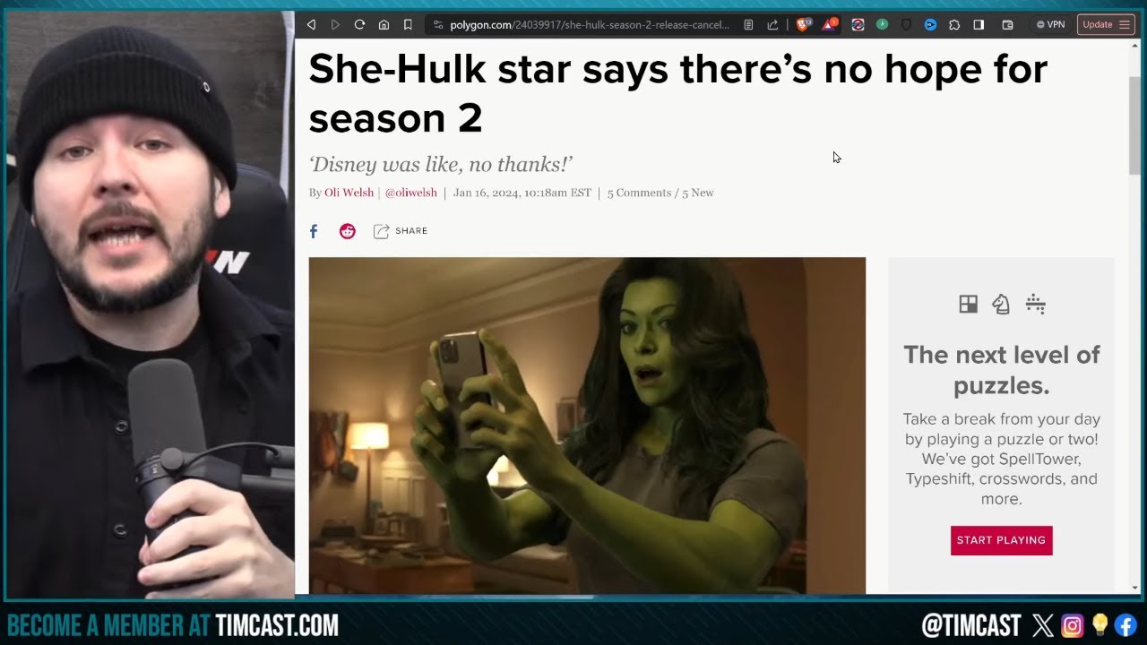 Disney Marvel Universe IS DEAD, She Hulk $225 MILLION Dollar BOMB, Likely CANCELED, GO WOKE GO BROKE