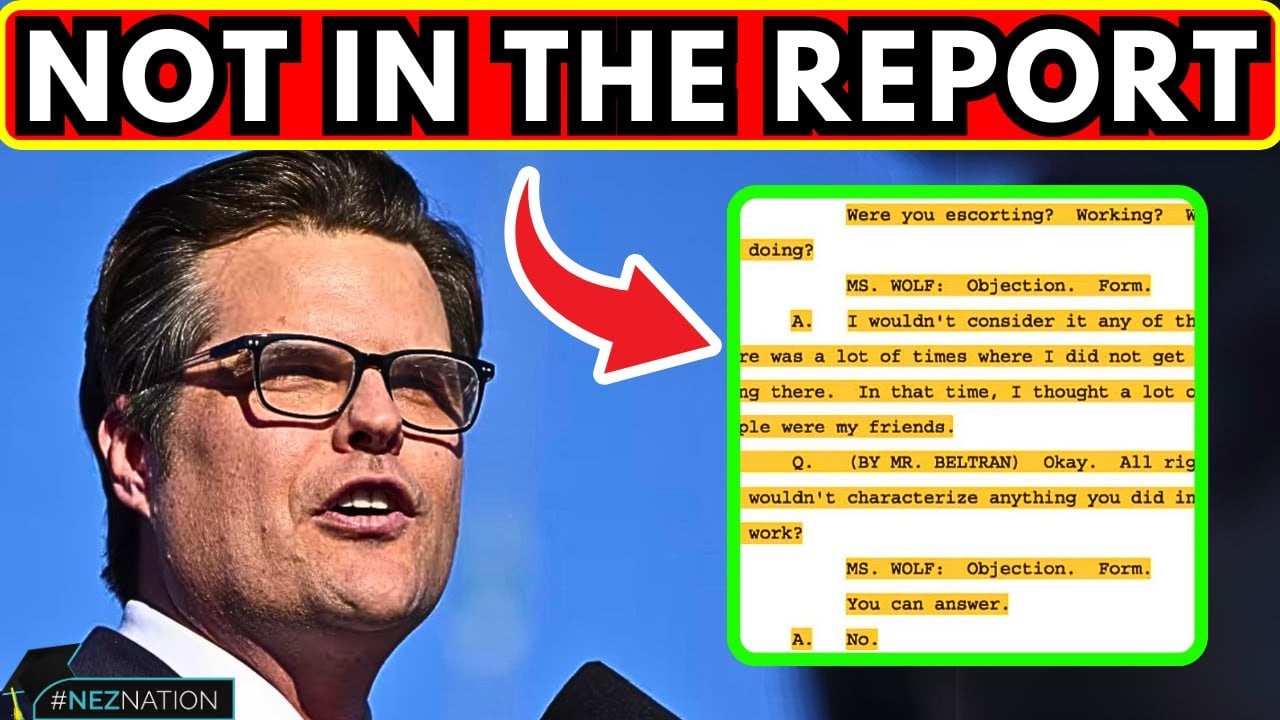 🚨Matt Gaetz Report: What Nobody is Talking About - Media Lies Busted