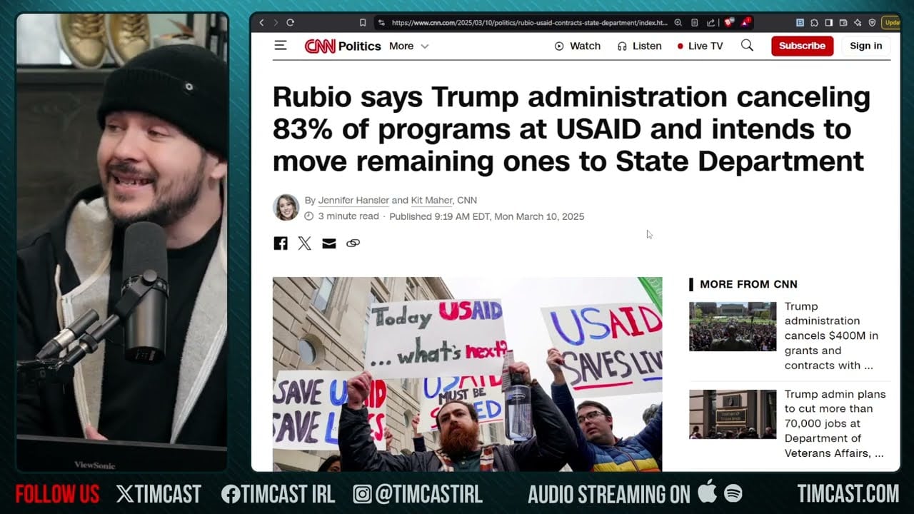 Rubio Announces END Of USAID, Democrats STRIKE BACK With Lawsuit Over $375B Democrat War Fund