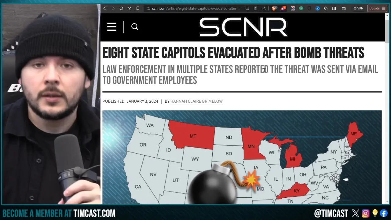 MASS BOMB THREATS For 2ND DAY Force Government Evacuations Across Country, 2024, Civil War 2.0