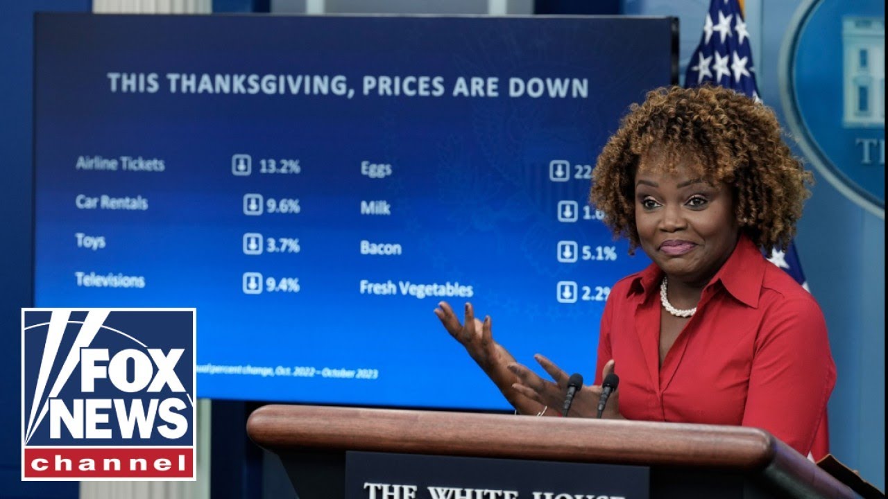 One of the 'CHEAPEST ever': White House raises eyebrows with Thanksgiving claim