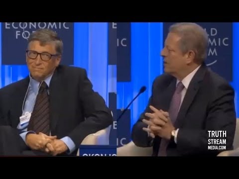 Freakin' Eugenicists...Bill Gates & Al Gore. CLIMATE CHANGE FASCISM's true purpose