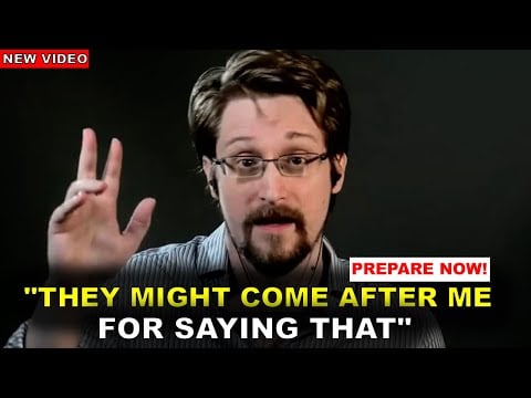 Edward Snowden | "This Is Coming & It's Coming Quickly" - [ PREPARE NOW! ]