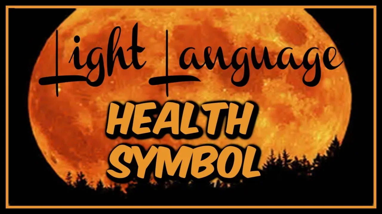 LIGHT LANGUAGE SYMBOL FOR HEALTH WITH COLOR AND SOUND THERAPY