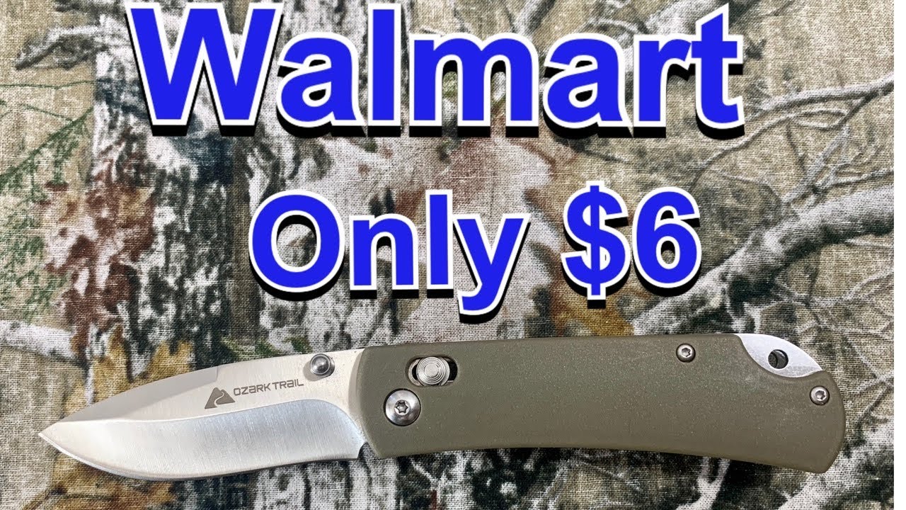 Best Budget Knife In 2022 from Walmart Only $6 - Ozark Trail Axis Lock Folder