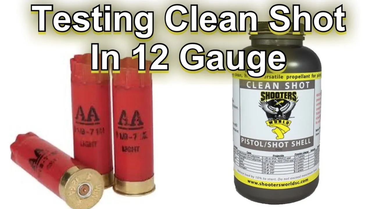 Reloading 12 Gauge 2 3/4 with Shooters World Clean Shot