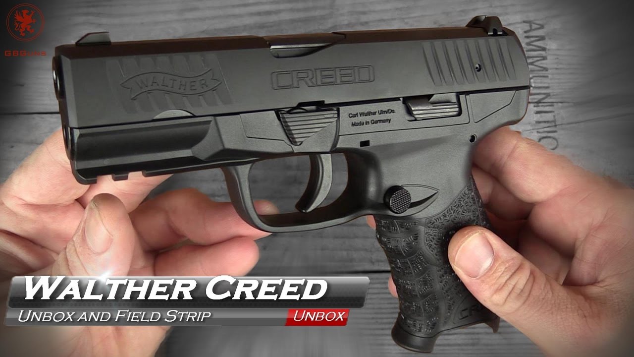 Walther Creed Unbox and Field Strip
