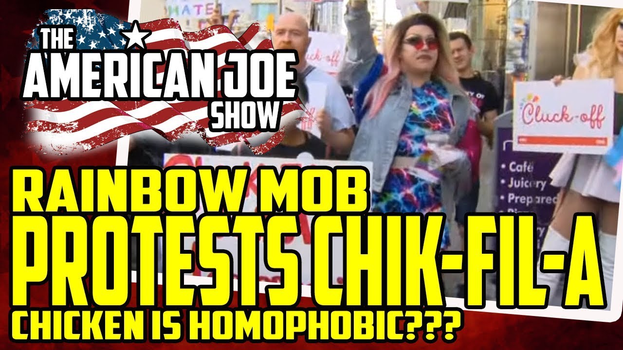 ⭐⭐⭐ Rainbow Mob Protests Chik-fil-A, so Now Chicken is Homophobic?
