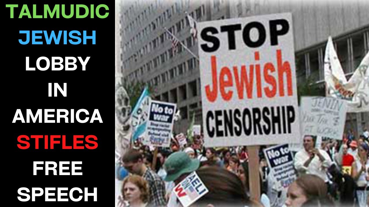 Talmudic Jewish Establishment In America Stifles Freedom Of Speech