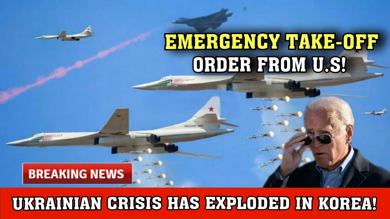 EMERGENCY take-off order from NATO! 8 bombers seen! Ukraine crisis spread to South Korea!