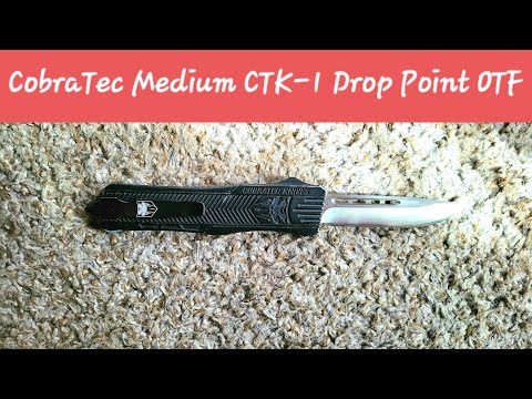 Knife Review: CobraTec Medium CTK-1 Drop Point OTF