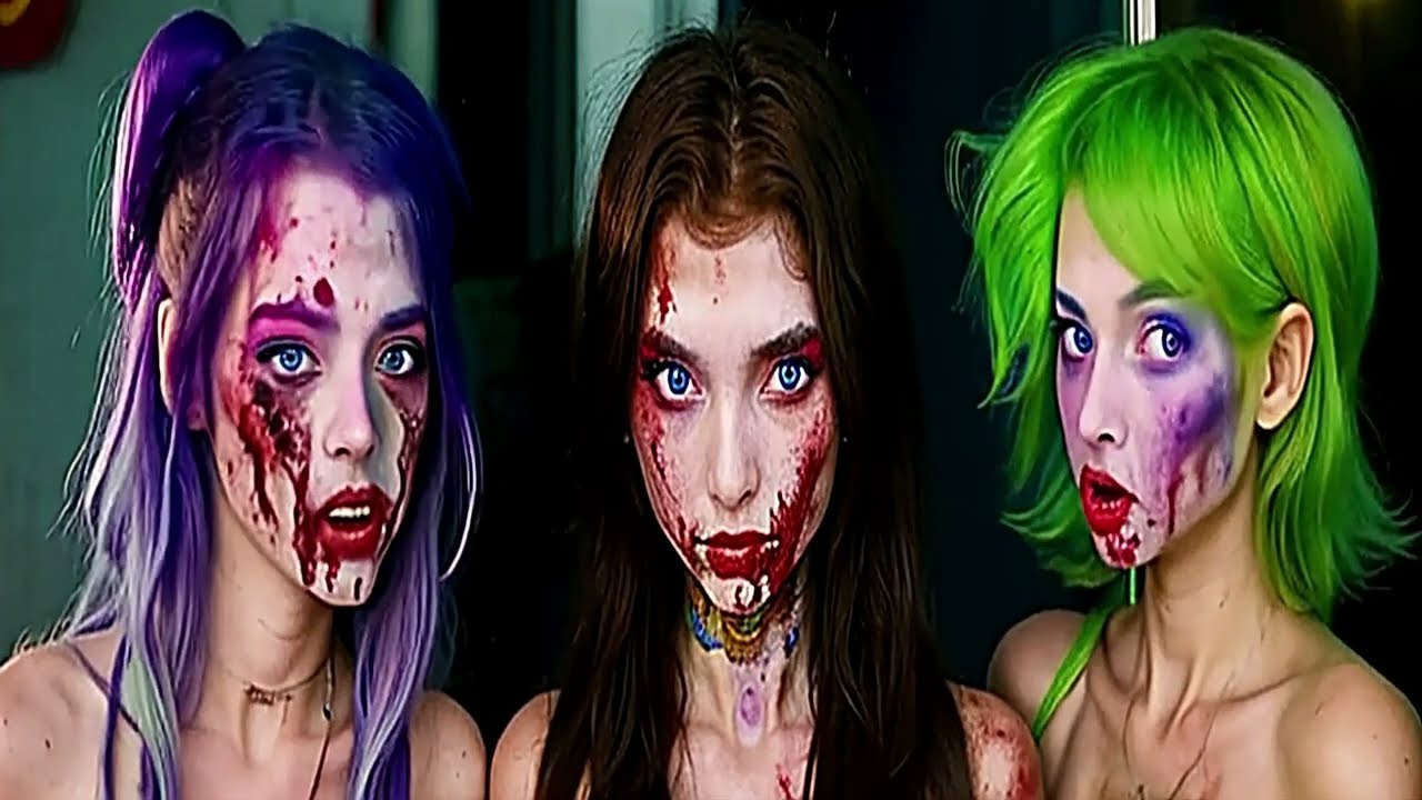 ZOMBIE HIPPY CHICKS AND ALIENS