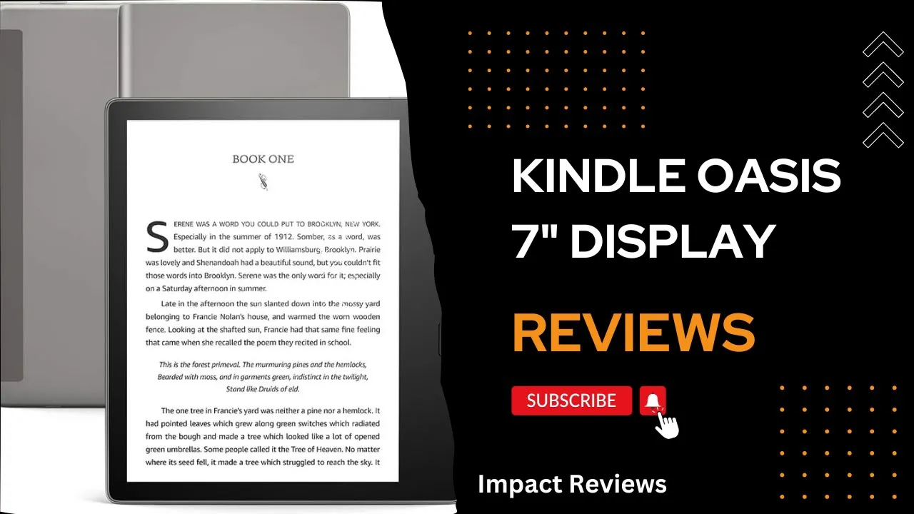 Kindle Oasis 7" Display: In-Depth Review and Page-Turn Button Magic