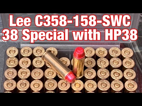 38 Special with Lee C358-158-SWC with Hp38
