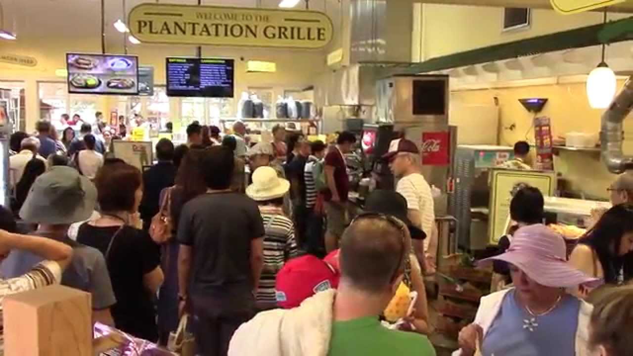Food and Cafe at the Dole Plantation Honolulu, HI