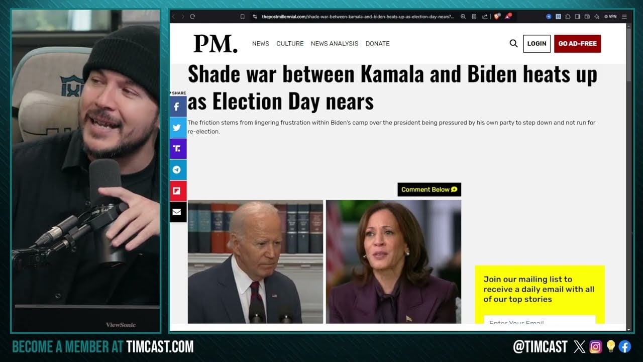 Biden SABOTAGING Kamala, Bitter Staffers Spark Internal Democrat CIVIL WAR, Kamala LOSING