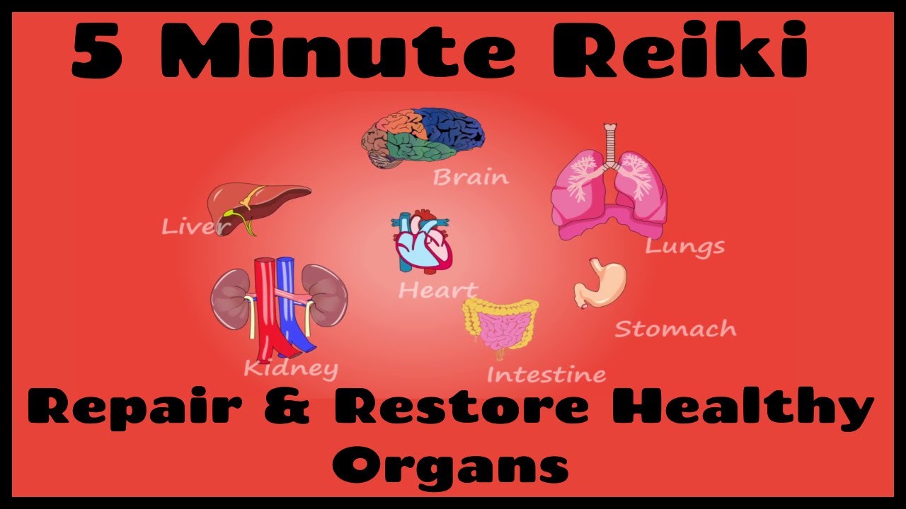 Reiki For Healthy Organs / 5 Minute Session / Healing Hands Series