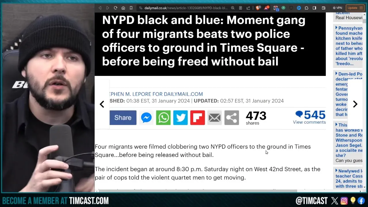 Criminal Illegal Immigrants ATTACK NYPD, Get RELEASED, Democrats REAP What They VOTED FOR