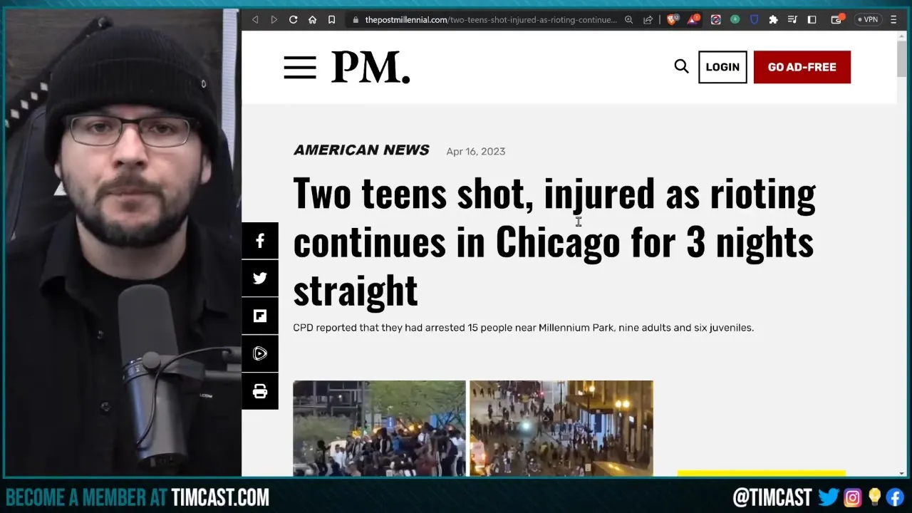 MASS RIOTING Erupts in Chicago, GUNSHOTS Fired in 'Teen Takeover' As Democrat Mayor DEFENDS RIOTERS