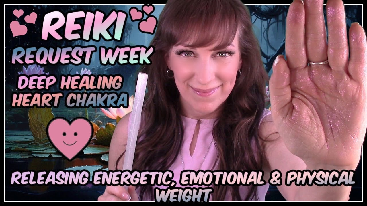 Reiki✨Heart Healing💗 Heart Chakra Work💗Deep Emo Release✋✨🤚Selenite Clearing🤍Color Therapy