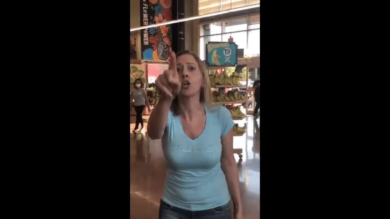 Woman Goes Berserk In Grocery Store Over Non Maskers