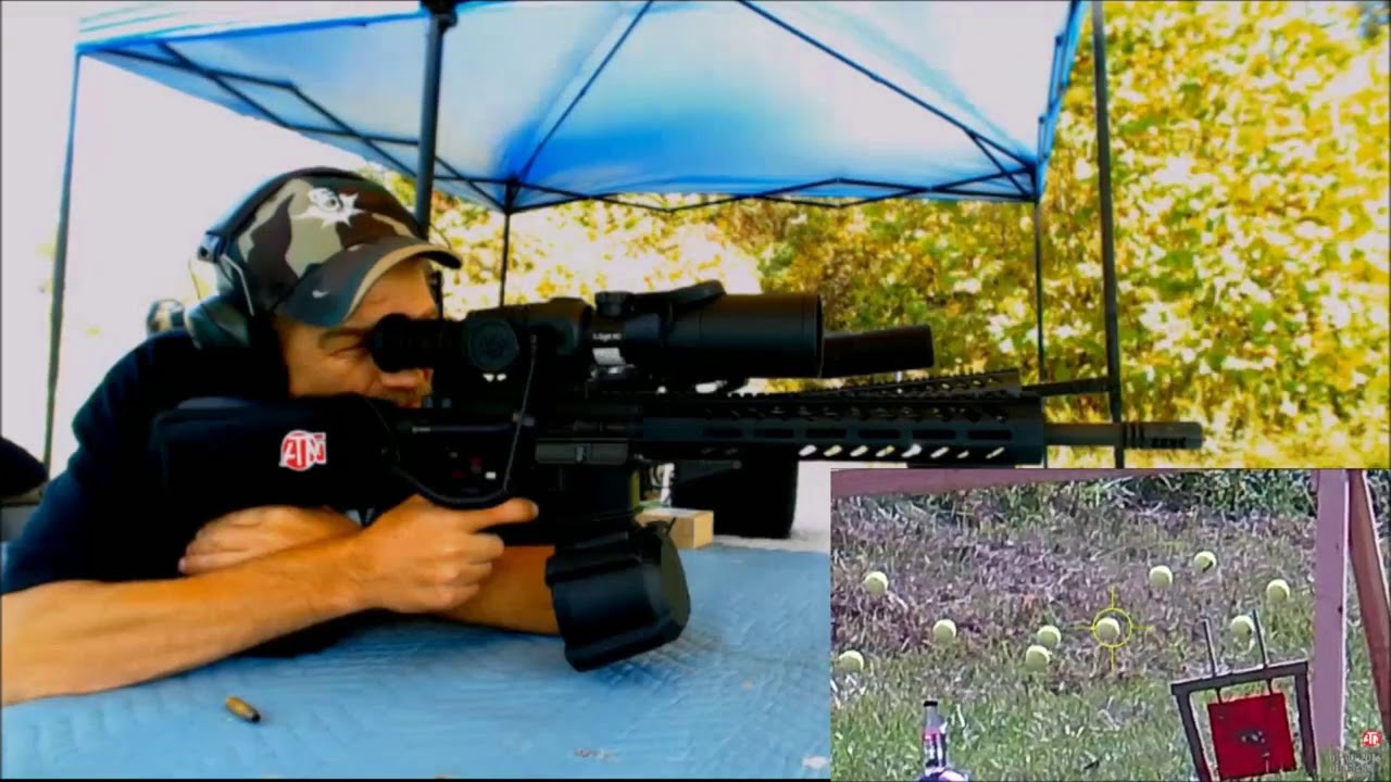 Tennis Ball Tag with Chris B from Armament & Axes, with my HM Defense and ATN corp scope