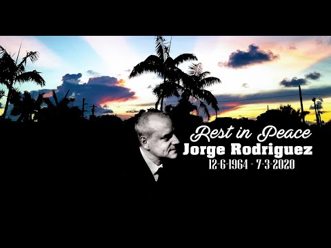 Tribute Video In memory of Jorge Rodriguez of SoFloRadio.com