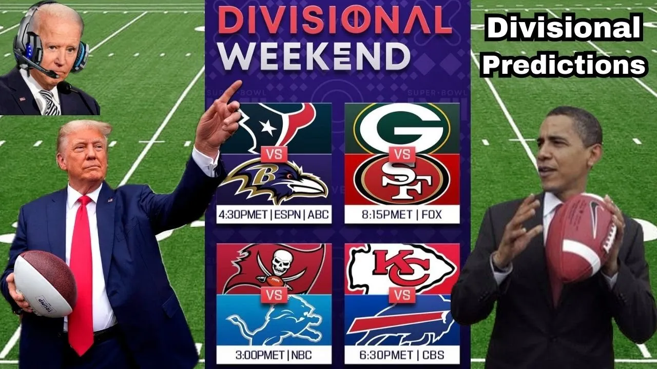 US Presidents Predict the 2024 NFL Playoffs | Divisional Round