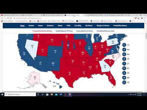 Mid day election update numbers changing in Nevada, AZ and other states. How did Joe come back in 5?