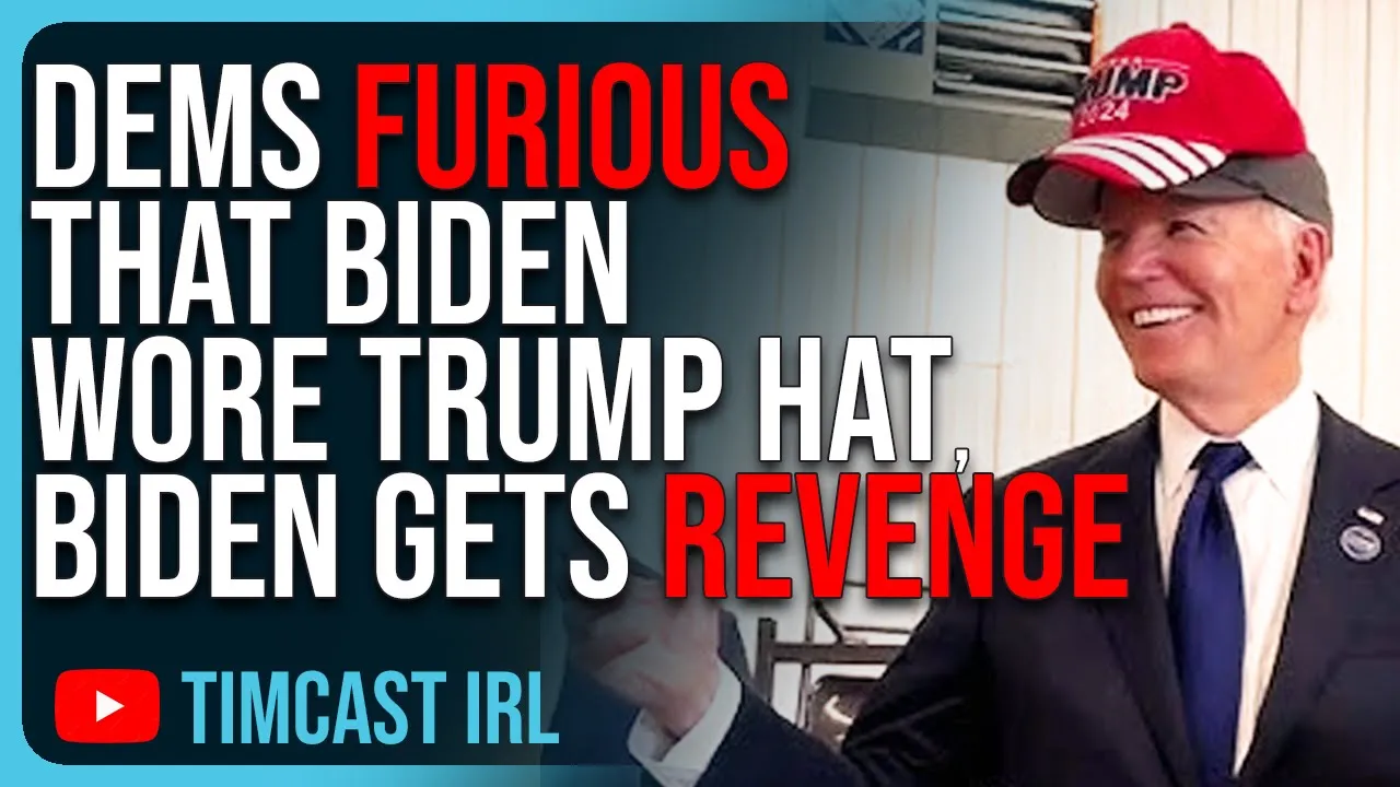 Democrats FURIOUS That Biden Wore Trump Hat & Kept It, Biden Gets REVENGE On Dems