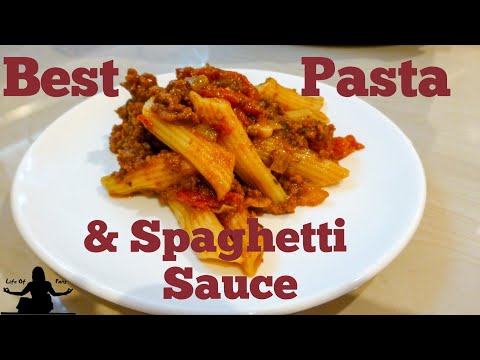 EASY PRESSURE COOKER RECIPES:  The Best Pasta & Spaghetti Sauce Ever!