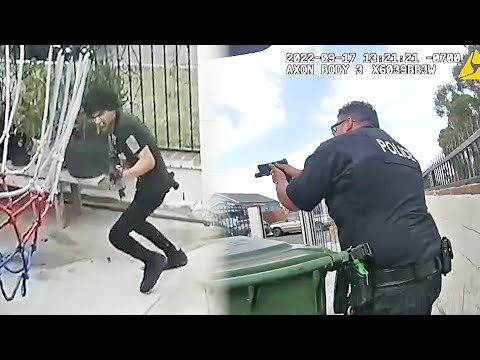 LAPD Cop Shoots Man Brandishing a Toy Airsoft Rifle Outside His Home