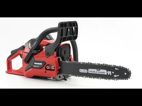 Prorun PCS214  14" gas chainsaw unboxing, overview, first start.