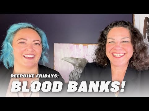 Blood Banks & Donations. Do Cards Say What's Really Going On There?