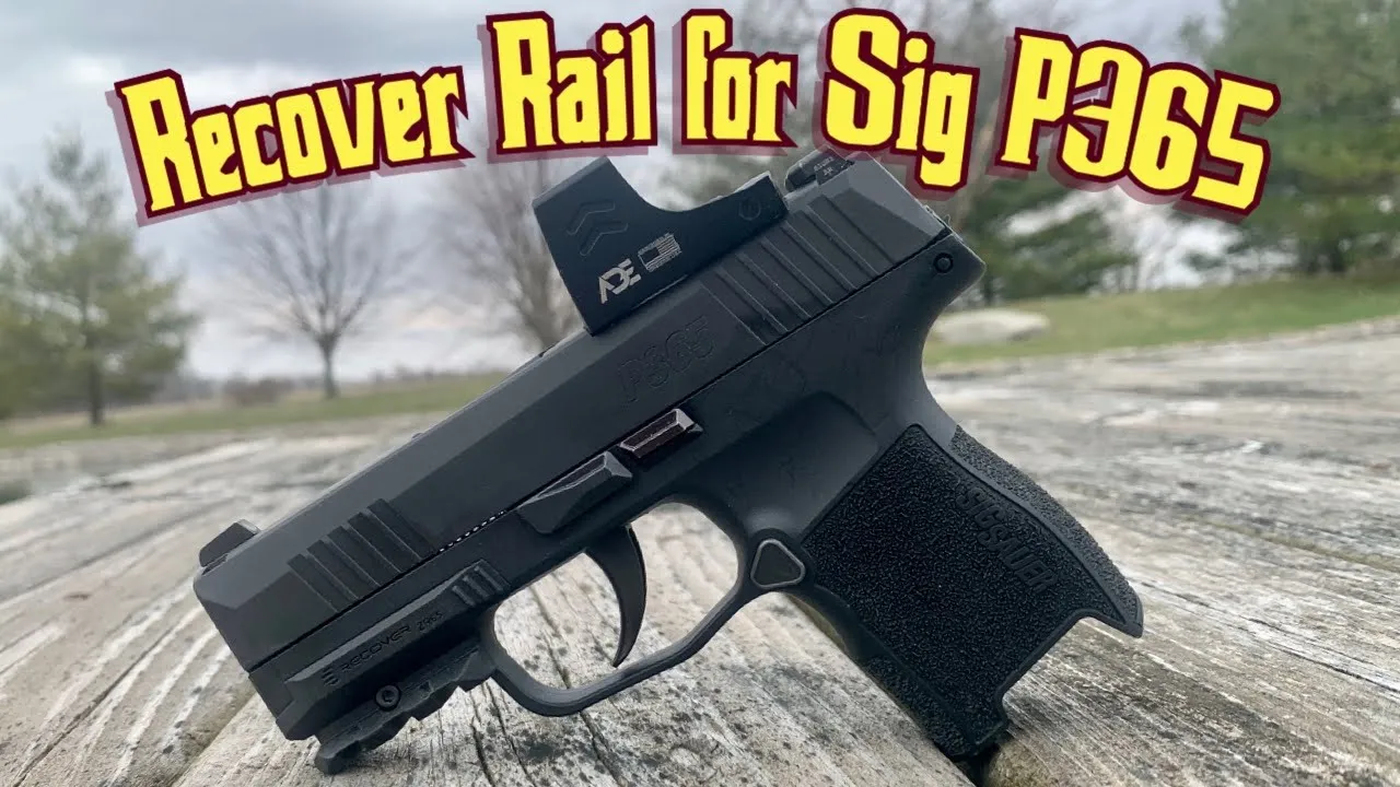 Recover Tactical Picatinny Rail for Sig P365 Series