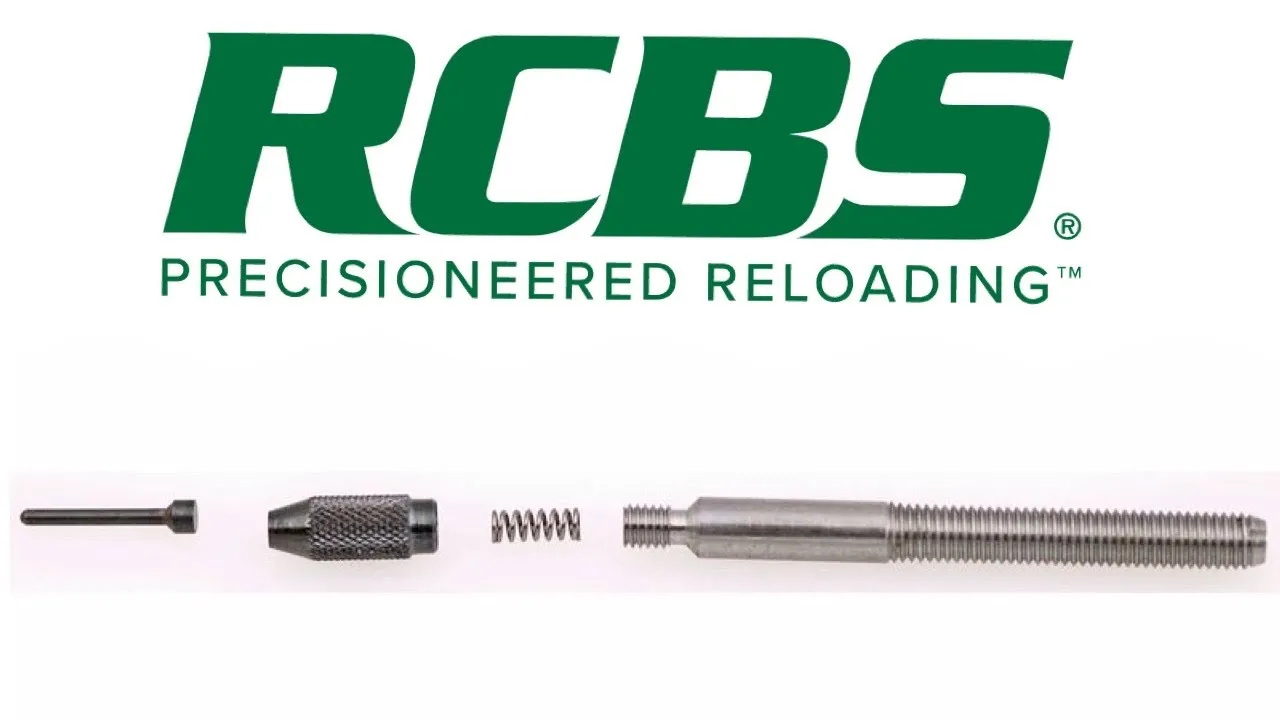 RCBS Pow'r Punch Decap Pin Assembly for Pistol Reloading Dies