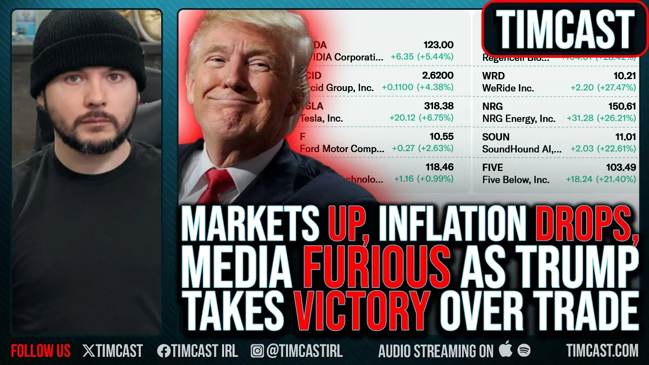 Inflation DROPS, Market RECOVERED, Liberals FURIOUS Over Trump Victory After Tariffs, China Deal