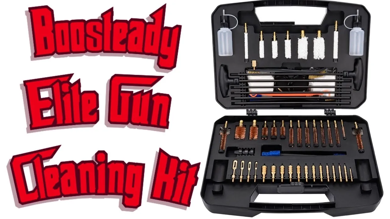 Boosteady Elite Gun Cleaning Kit for Rifles, Handguns, and Shotguns